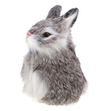 Max Simulation Rabbit Toy for Home Decoration Kids Birthday Gifts Grey