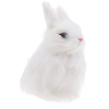 Max Simulation Rabbit Toy for Home Decoration Kids Birthday Gifts White