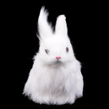 Max Simulation Rabbit Toy for Home Decoration Kids Birthday Gifts White