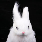 Max Simulation Rabbit Toy for Home Decoration Kids Birthday Gifts White
