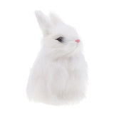 Max Simulation Rabbit Toy for Home Decoration Kids Birthday Gifts White