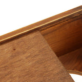 Max Vintage Wooden Tissue Box Cover Chic Napkin Case Holder Home Car Accessory B