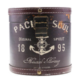 Max Wooden Cylinder Tissue Box Towel Napkin Holder Container 1895