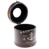 Max Wooden Cylinder Tissue Box Towel Napkin Holder Container 1895