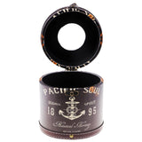 Max Wooden Cylinder Tissue Box Towel Napkin Holder Container 1895