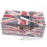 Max Wood Tissue Box Container Towel Napkin Holder Paper Dispenser UK Flag A