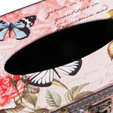 Max Wood Tissue Box Container Towel Napkin Holder Paper Dispenser Butterfly