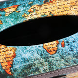 Max Wood Tissue Box Container Towel Napkin Holder Paper Dispenser Globe