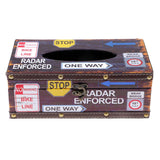 Max Wood Tissue Box Container Towel Napkin Holder Paper Dispenser Guidepost