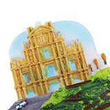 Max Resin Fridge Magnet Refrigerator Stickers Home Decor Ruins of St. Paul