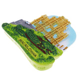 Max Resin Fridge Magnet Refrigerator Stickers Home Decor Ruins of St. Paul