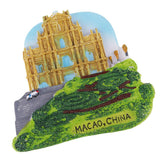 Max Resin Fridge Magnet Refrigerator Stickers Home Decor Ruins of St. Paul