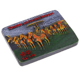 Max 1Pc Fridge Magnet Refrigerator Sticker Memo Grass Decal Soldier Horse Carts