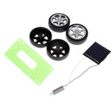 Max Solar Vehicle Car DIY Model Kits Assembled Solar Energy Toy Kids Gift Green