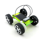 Max Solar Vehicle Car DIY Model Kits Assembled Solar Energy Toy Kids Gift Green