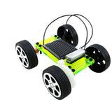 Max Solar Vehicle Car DIY Model Kits Assembled Solar Energy Toy Kids Gift Green