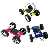 Max Solar Vehicle Car DIY Model Kits Assembled Solar Energy Toy Kids Gift Green