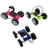 Max Solar Vehicle Car DIY Model Kits Assembled Solar Energy Toy Kids Gift Green
