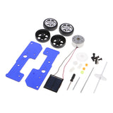 Max Solar Energy Solar Powered Toy DIY Car Kit Educational Gadget Hobby  Blue