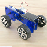 Max Solar Energy Solar Powered Toy DIY Car Kit Educational Gadget Hobby  Blue