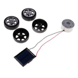 Max Solar Energy Solar Powered Toy DIY Car Kit Educational Gadget Hobby  Blue