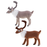 Max Plush Reindeer Doll Christmas Tree Decoration Xmas Party ELK Ornament Brown