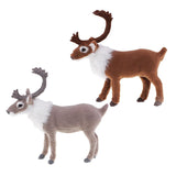 Max Plush Reindeer Doll Christmas Tree Decoration Xmas Party ELK Ornament Brown