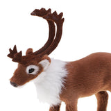 Max Plush Reindeer Doll Christmas Tree Decoration Xmas Party ELK Ornament Brown