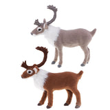 Max Plush Reindeer Doll Christmas Tree Decoration Xmas Party ELK Ornament Brown