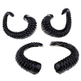 Max Artificial Ram Horns Costume Accessory for DIY Gothic Hair Headband Hoop A