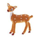 Max Simulation Sika Deer Plush Dolls Kids Toy Deer Christmas Tree Decoration A