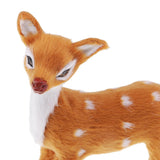 Max Simulation Sika Deer Plush Dolls Kids Toy Deer Christmas Tree Decoration A