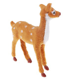 Max Simulation Sika Deer Plush Dolls Kids Toy Deer Christmas Tree Decoration A