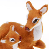 Max Simulation Sika Deer Plush Dolls Kids Toy Deer Christmas Tree Decoration B