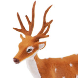 Max Simulation Sika Deer Plush Dolls Kids Toy Deer Christmas Tree Decoration C