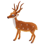 Max Simulation Sika Deer Plush Dolls Kids Toy Deer Christmas Tree Decoration C