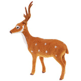 Max Simulation Sika Deer Plush Dolls Kids Toy Deer Christmas Tree Decoration C