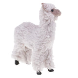 Max Simulation Sheep Plush Stuffed Toy Home Decoration Gift 12x9x3cm Light Gray