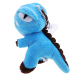 Max Mini Plush Dinosaur Pendant Stuffed Doll Keychain Backpack Accessories Blue