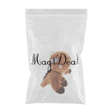 Max Mini Plush Dinosaur Pendant Stuffed Doll Keychain Backpack Accessories Brown