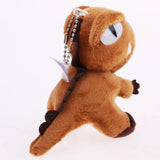 Max Mini Plush Dinosaur Pendant Stuffed Doll Keychain Backpack Accessories Brown