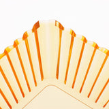 Max Acrylic Salad Fruit Dessert Candy Snack Dish Bowl Holder Tray Basket Orange