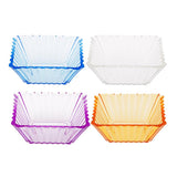 Max Acrylic Salad Fruit Dessert Candy Snack Dish Bowl Holder Tray Basket Orange