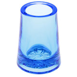Max Acrylic Fruit Fork Holder Salad Dessert Fork Storage Case Fruit Fork Blue
