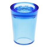 Max Acrylic Fruit Fork Holder Salad Dessert Fork Storage Case Fruit Fork Blue