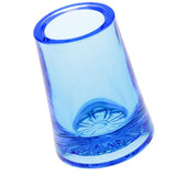 Max Acrylic Fruit Fork Holder Salad Dessert Fork Storage Case Fruit Fork Blue