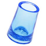 Max Acrylic Fruit Fork Holder Salad Dessert Fork Storage Case Fruit Fork Blue