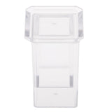 Max Transparent Toothpick Swab Box Holder Container for Restaurant Rectangle