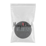 Maxbell High Quality Round Digital Hygrometer Thermometer Temp for Cigars Humidors