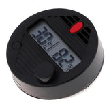 Maxbell High Quality Round Digital Hygrometer Thermometer Temp for Cigars Humidors